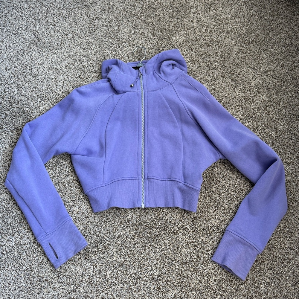 Lululemon Athletica Cropped Purple Jacket